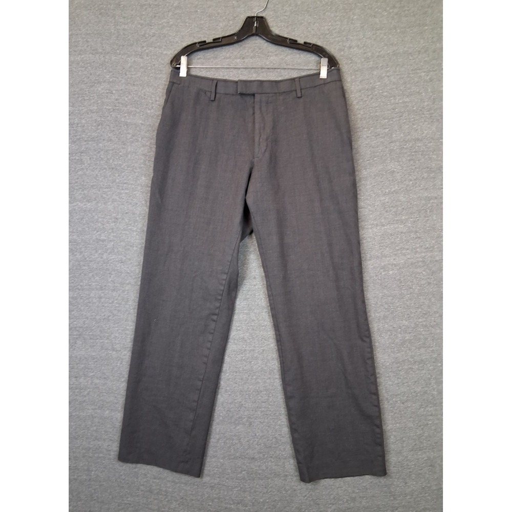 Banana Republic Mens Pants 35x32 Black Wool Dress Pant Dark Academia Preppy